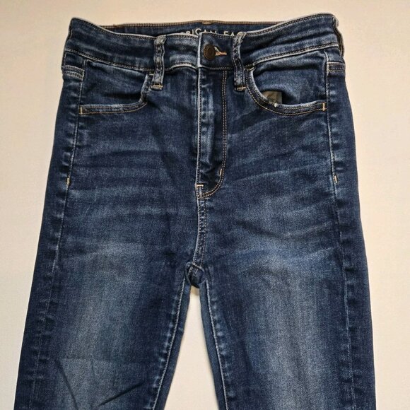 American Eagle Jeans Super Hi-Rise Jegging Next Level Stretch Women's Size 2 - Picture 2 of 13